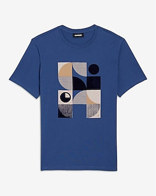 Express Camiseta gráfica de Bloque abstracto - Quierox - Tienda Online