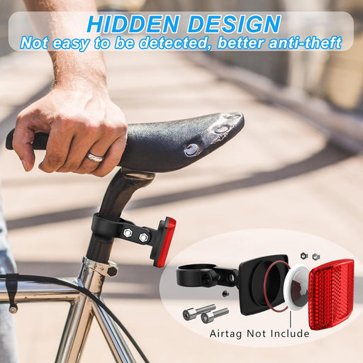 Funda para rastreador GPS de bicicleta compatible con Apple Airtag - Quierox - Tienda Online