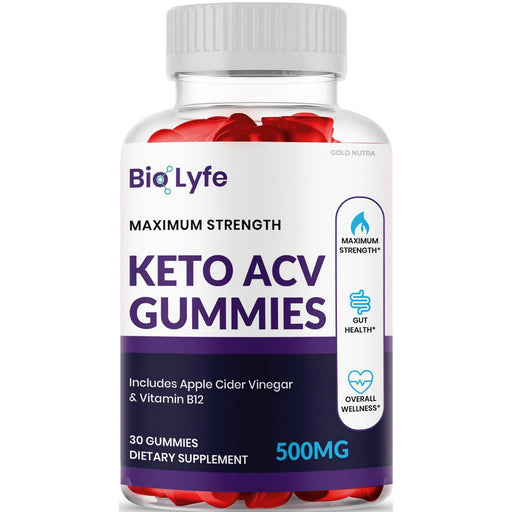 Gomitas Bio Lyfe Keto ACV, fuerza máxima para el control de peso 525 mg - Quierox - Tienda Online