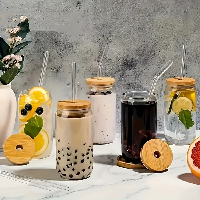 Juego de vasos de vidrio clásicos de 4 piezas de 550ml/18.6oz