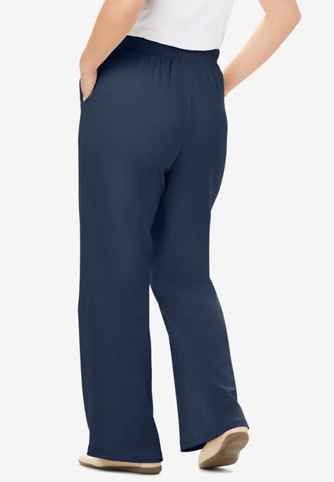 Pantalones anchos de punto de 7 días