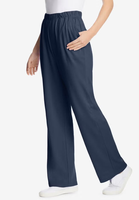 Pantalones anchos de punto de 7 días