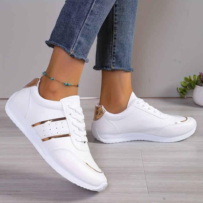 Zapatillas deportivas casuales de cordones para las cuatro estaciones