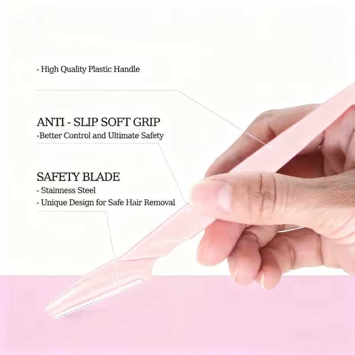 Shein Set 12pcs de afeitadoras y recortadoras seguras para cejas