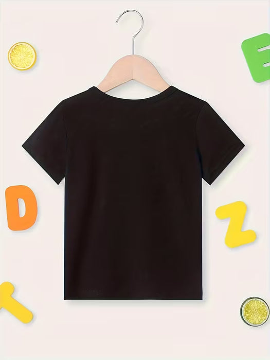 Una camiseta individual para niño con un estampado de oso genial
