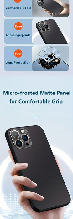 Funda Protectora Mate con Patrón Retro de Metal Frosted y Marco Suave para iphone 13 pro
