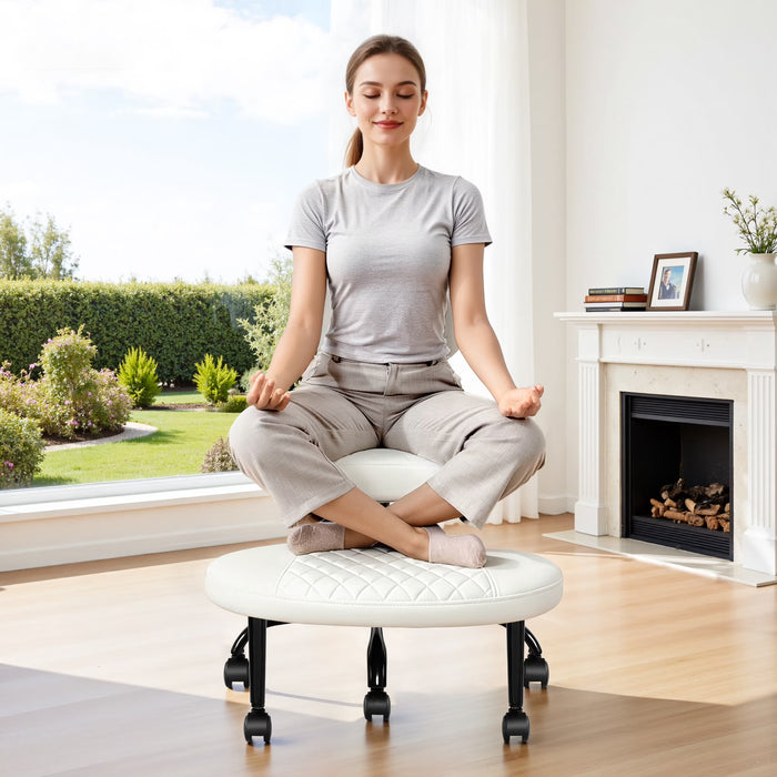 COOLHUT Silla de piernas cruzadas de oficina ergonómica