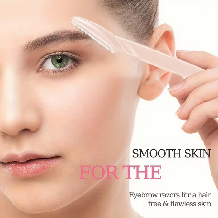 Shein Set 12pcs de afeitadoras y recortadoras seguras para cejas