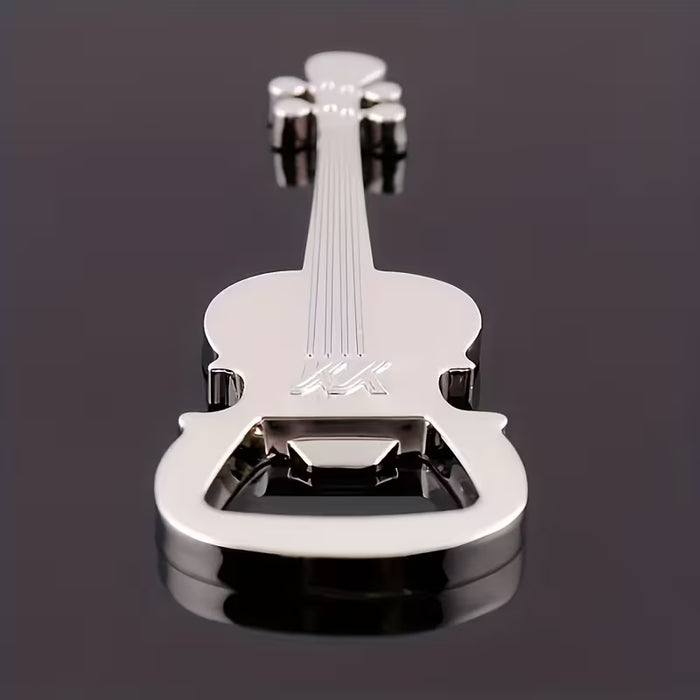Abrebotellas de Metal con Forma de Guitarra Personalizable para Llavero