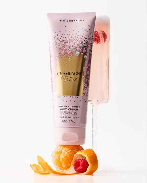 Bath & body works Crema corporal de máxima hidratación Champagne Toast 8oz