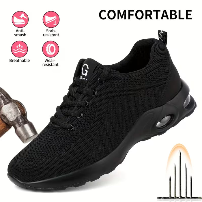 GUYISA Zapatos de Protección para Mujer con Suela de PU Resistente a Perforaciones