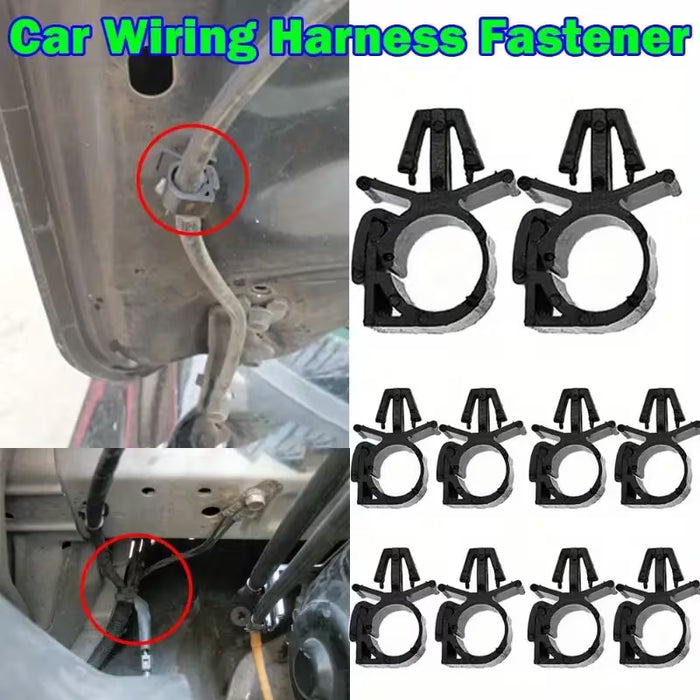 24 Piezas de Abrazaderas para Cables Automotrices, Correas para Tubos de Aceite