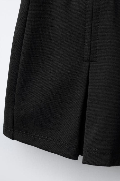 ZARA Falda pantalón bermudas con pliegues de caja