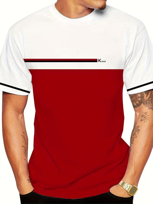 Camiseta de hombre con estampado 3D