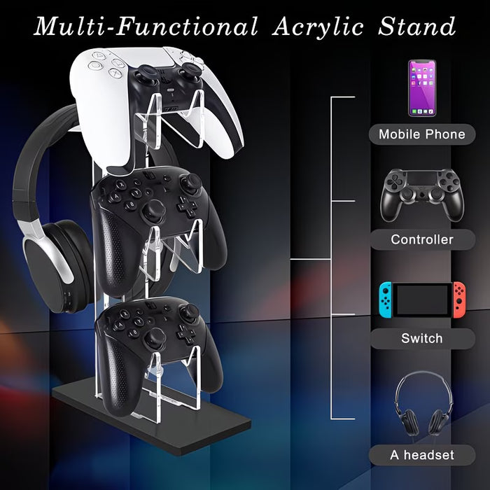 Soporte Universal de 3 Niveles para Controladores y Audífonos