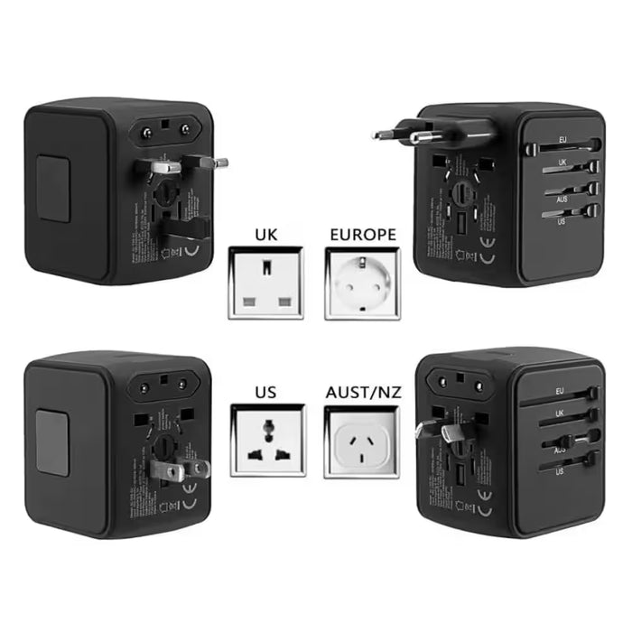 Adaptador de corriente universal internacional para viajes SL-199-3U-T