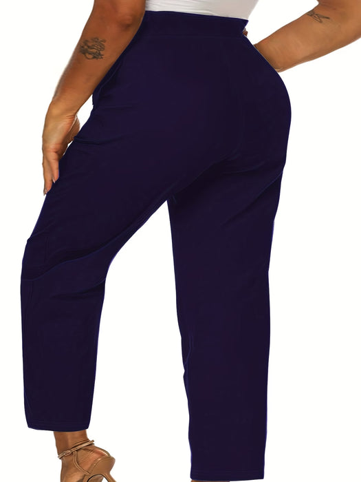 Pantalones Largos de Moda para Mujer de Talla Grande