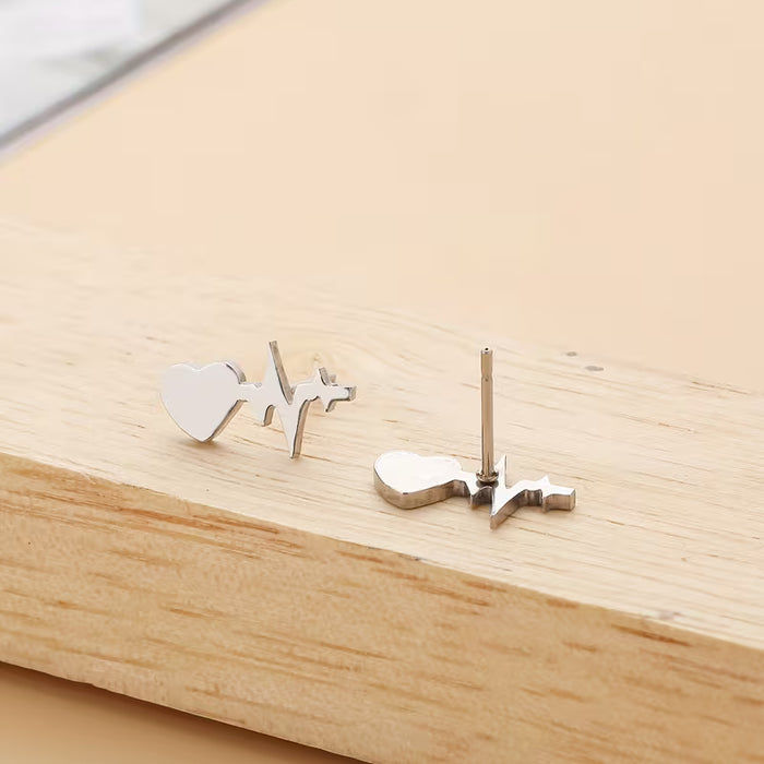 Pendientes de Latido Del Corazón, Accesorios Para Mujeres.