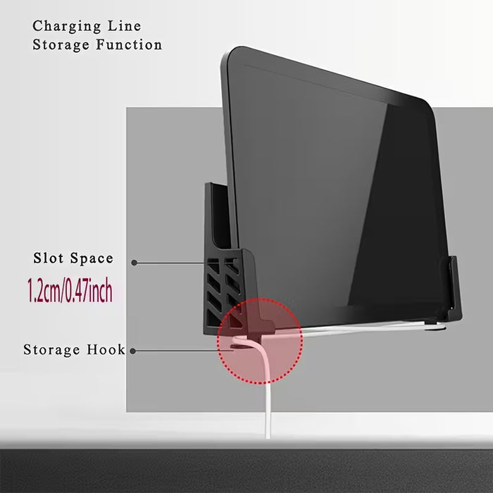Shein Soporte para teléfono móvil con ranura para dos tarjetas y ángulo ajustable, para tableta, ordenador
