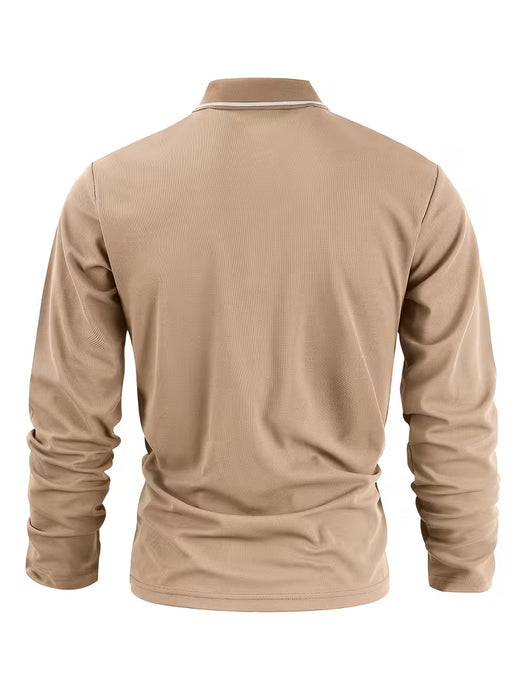 Camisa de Hombre Pearson OBM de Moda Popular, Color Sólido, Transpirable y Cómoda
