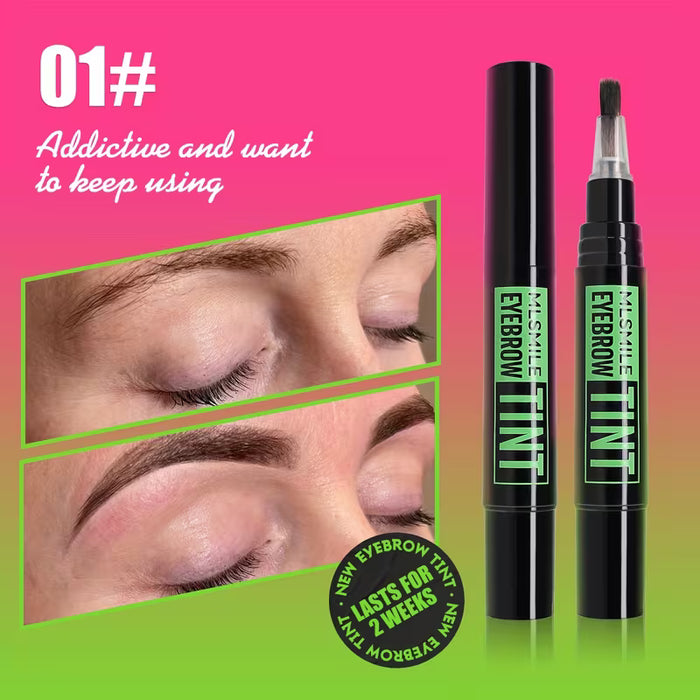 SHEIN Tinte para Cejas 2 Colores, Larga Duración Resistente al Agua y al Sudor