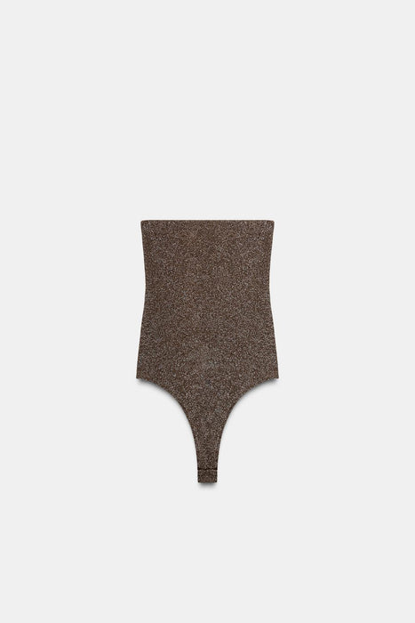 ZARA BODY BANDEAU DE HILO METÁLICO