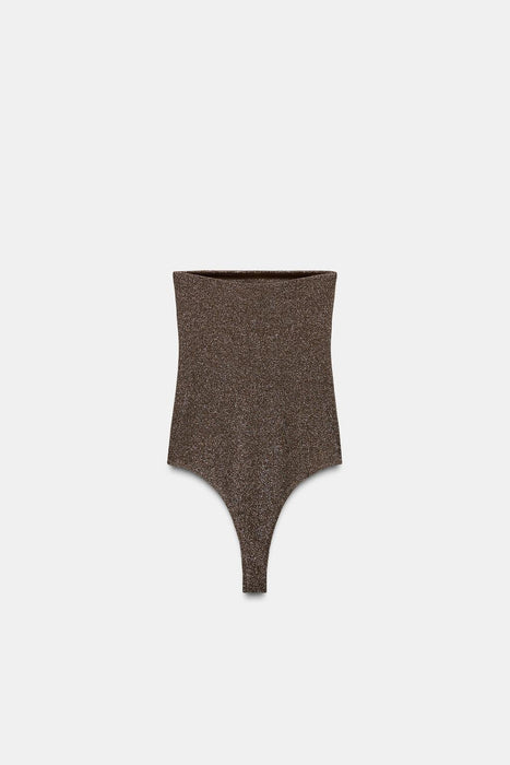 ZARA BODY BANDEAU DE HILO METÁLICO