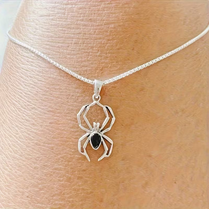 1 Collar con Colgante de araña para Mujer, Zirconia Sintética