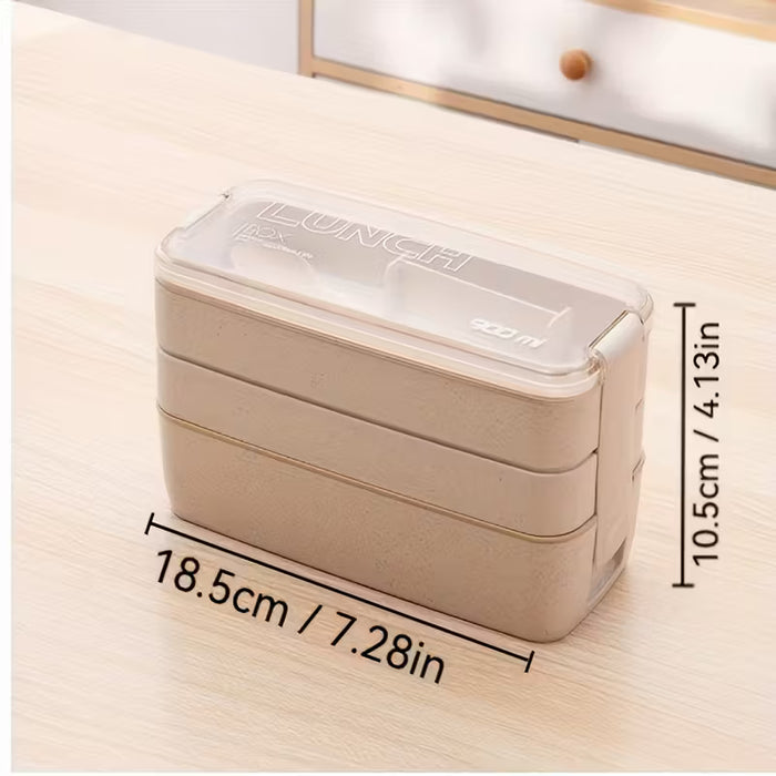 Lonchera Bento a Prueba de Fugas - Apta para Microondas - Perfecta para la Escuela