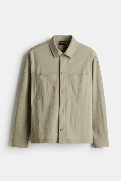 H&M Camisa utilitaria de corte regular