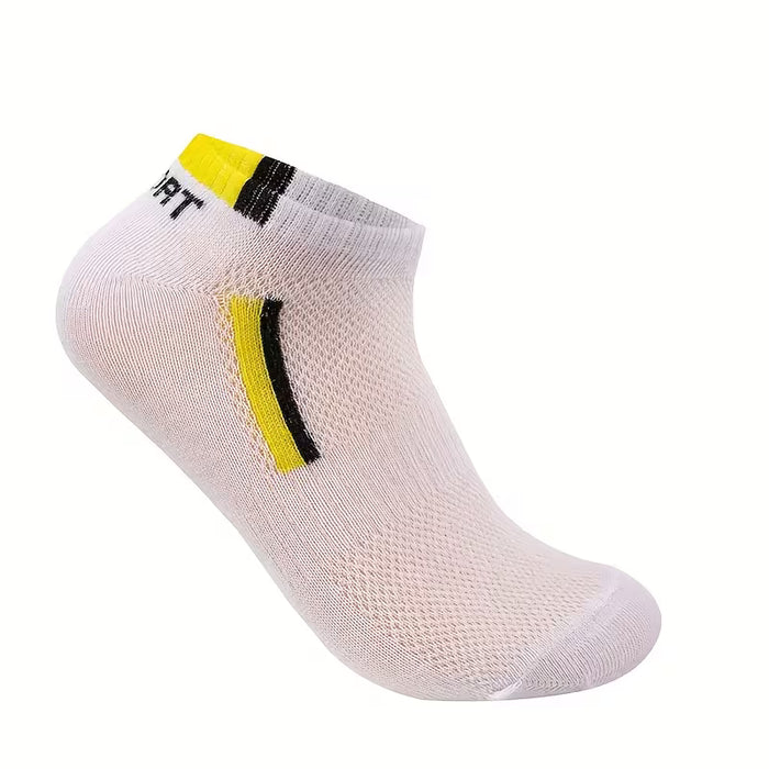 10 Pares de Calcetines Tobilleros de Malla Transpirable para Hombres, Absorbentes de Sudor
