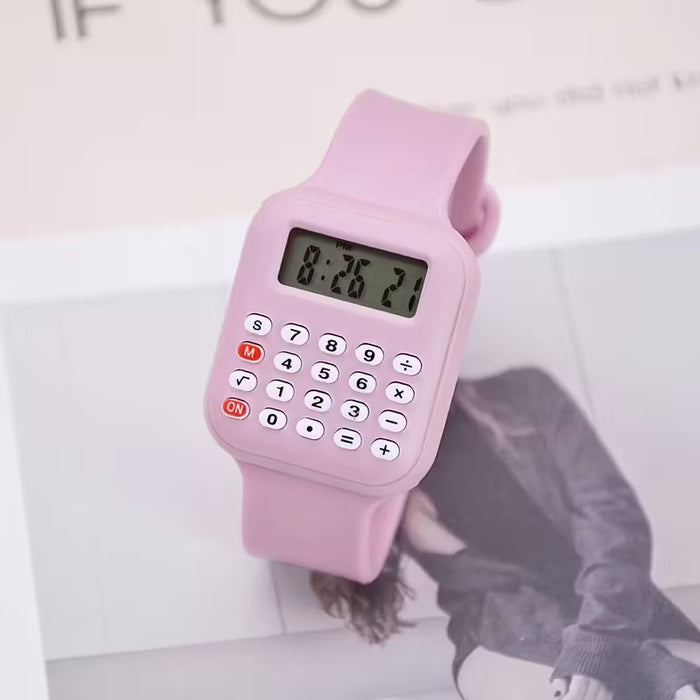 1 pieza Calculadora Reloj Electrónico Para Hombre Y Mujer