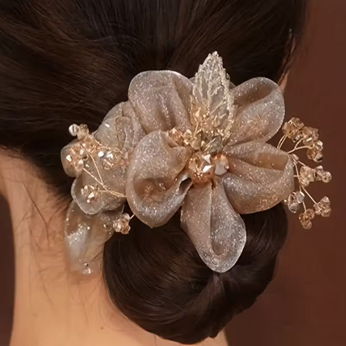Bandas para el Cabello Ondulado para Mujer, Elegantes Lazos Florales