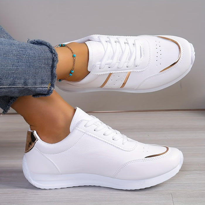 Zapatillas deportivas casuales de cordones para las cuatro estaciones