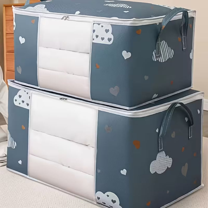 Bolsa de Almacenamiento Grande Plegable con Asa - Bolsa de Mudanza de Material