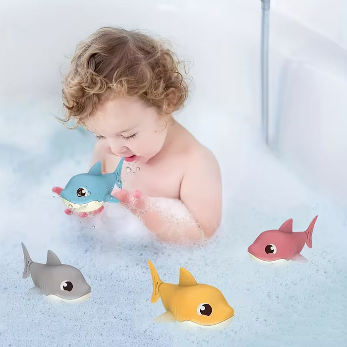 Tiburón de baño, juguete para el baño, natación, juego acuático