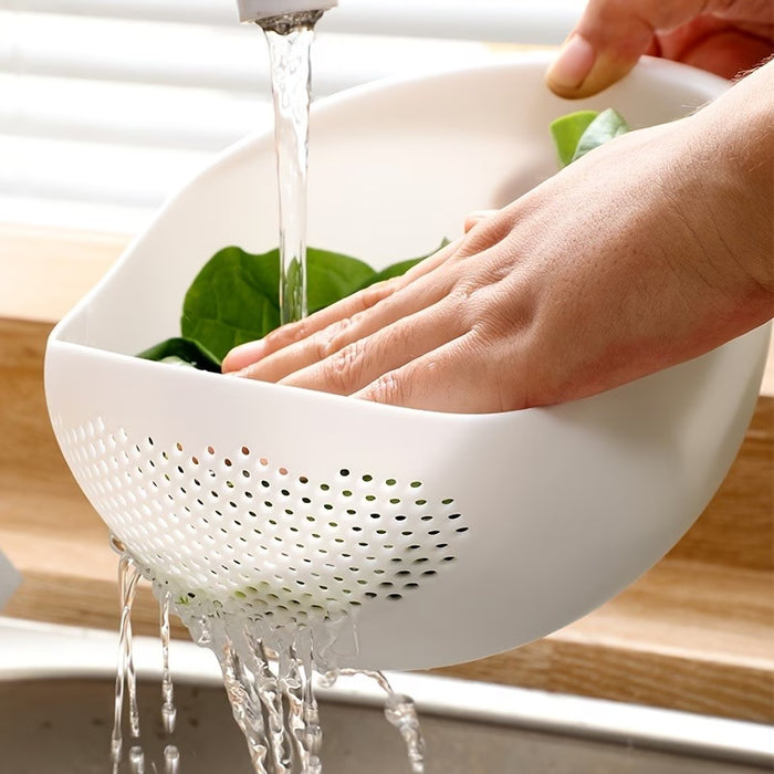 1pc Cesta Filtradora para Lavar Arroz, Tamiz Creativo para Lavar Arroz