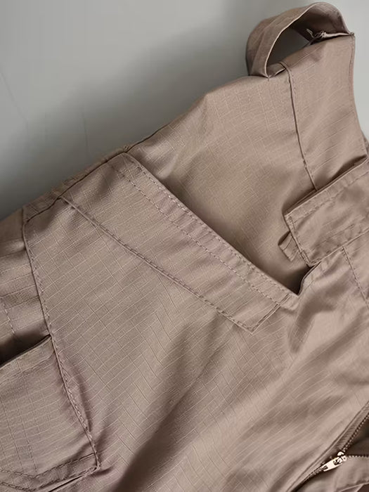 Pantalones cortos tácticos para hombre, múltiples bolsillos, para actividades al aire libre