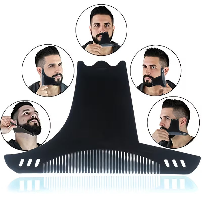 Peine para dar forma a la barba, plantilla de arco para barba