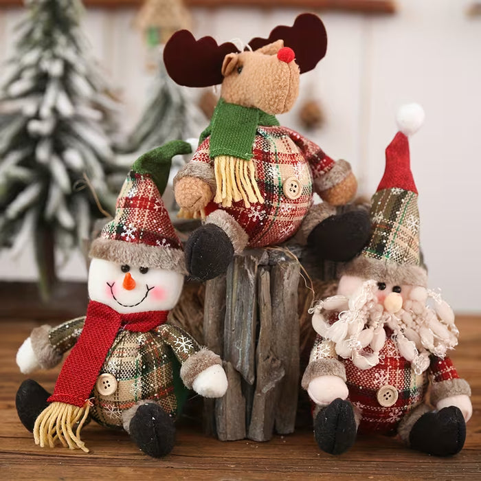 3pcs de Muñecos - Suministros de Decoración Navideña Adornos para Árbol de Navidad