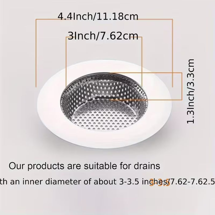 1 filtro de fregadero de cocina de acero inoxidable 304 con tapa