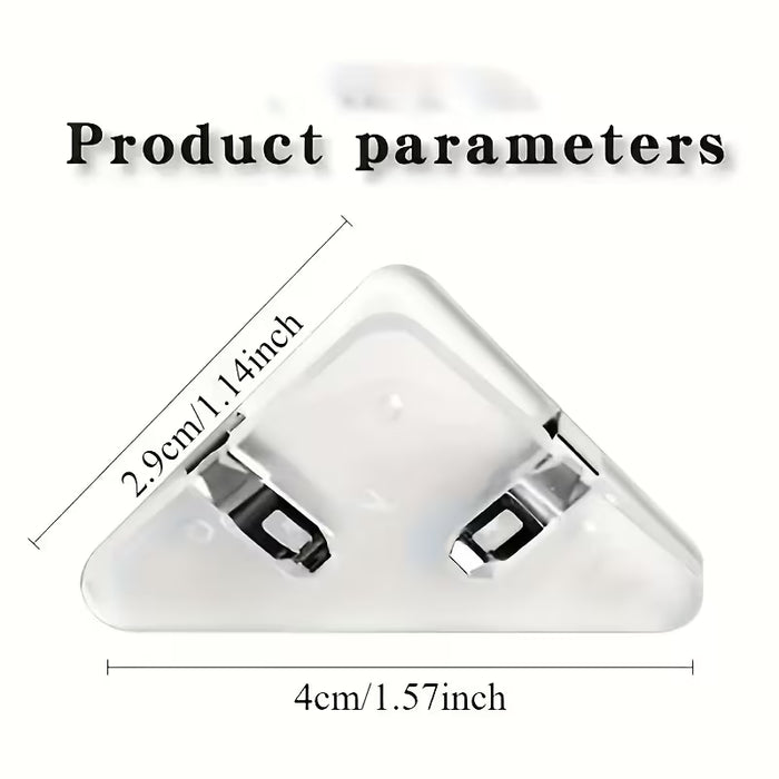 20pcs Clips de Plástico Antideslizantes, Ideales para Organizar en Oficinas y Aulas