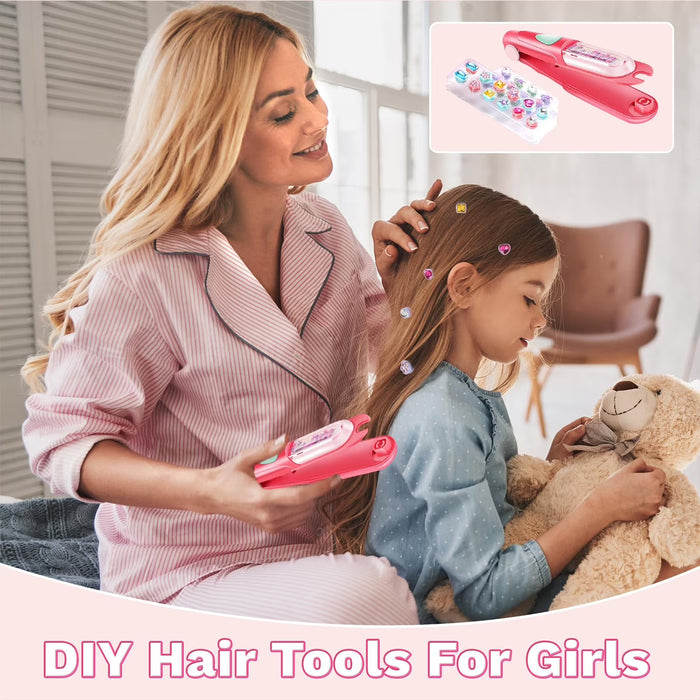 Kit para decorar el cabello, joyas brillantes para el cabello para niñas
