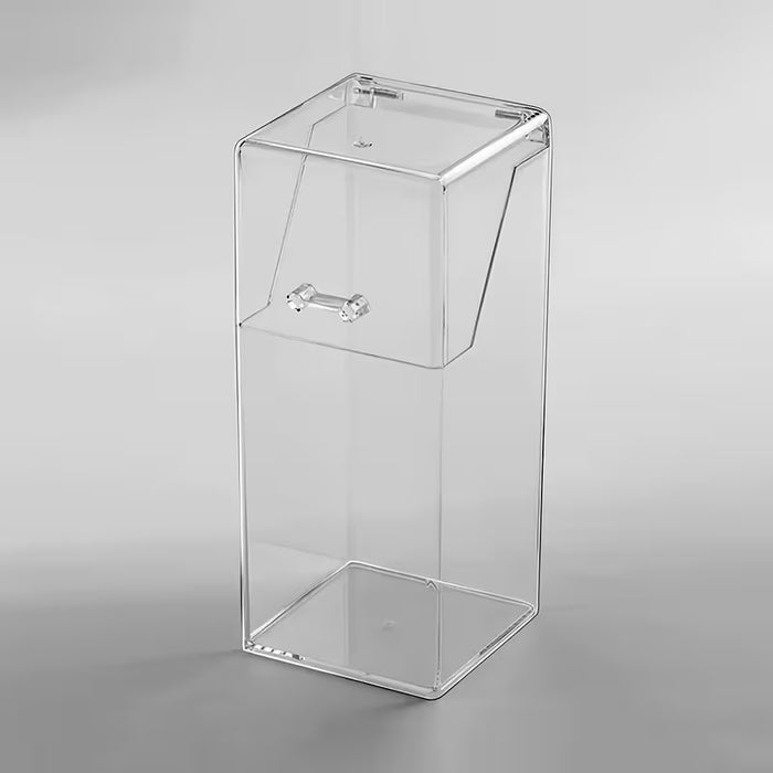 1pc Cubo de Almacenamiento de Escritorio con Tapa para Brochas de Maquillaje y Porta Lápices