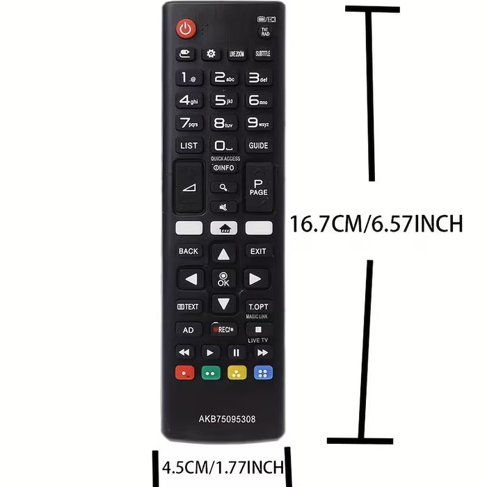 Control Remoto Ergonómico de Repuesto AKB73715603 para TV LED LCD LG