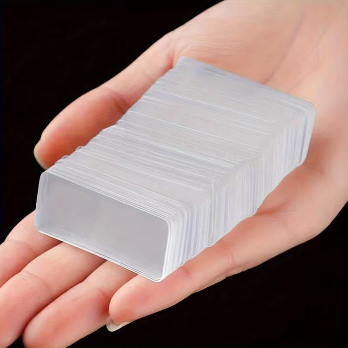 60 piezas Cinta Adhesiva Reutilizable Transparente de Doble Cara