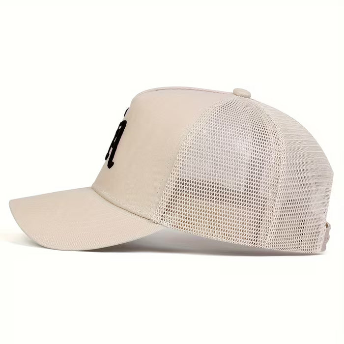 1 gorra de béisbol ajustable unisex, con forma de LA, ala ancha para protección