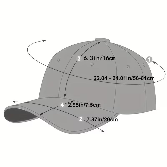 1 Gorra de béisbol bordada con la bandera americana, gorra retro ajustable
