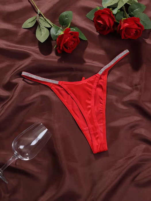 SHEIN Bragas de mujer sexys y atractivas con lazo