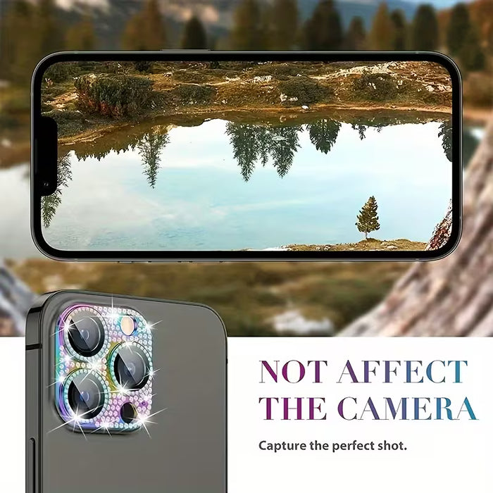 Protector de Cámara Flash Diamond Compatible con iPhone 14 Pro